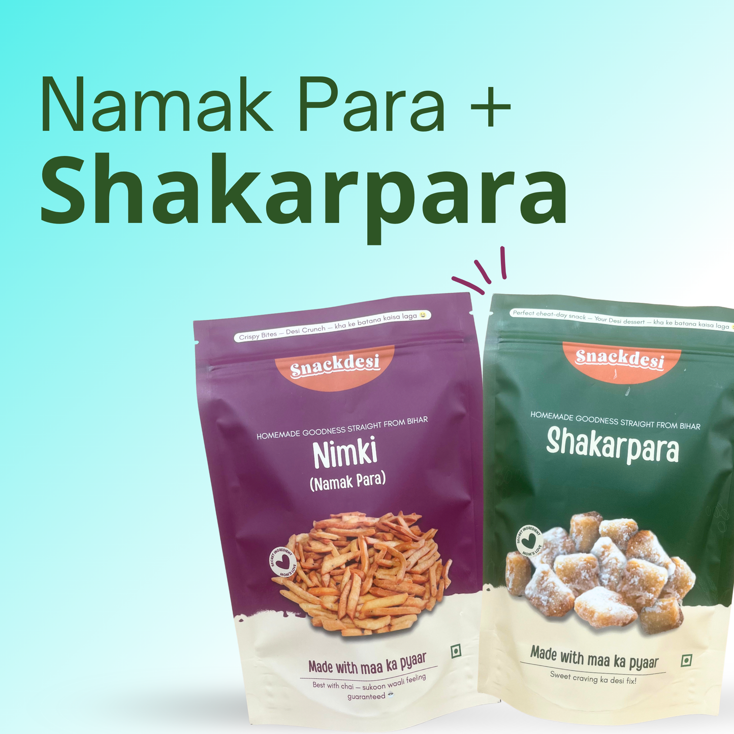 Namak Para & Shakarpara Combo – 200g Each