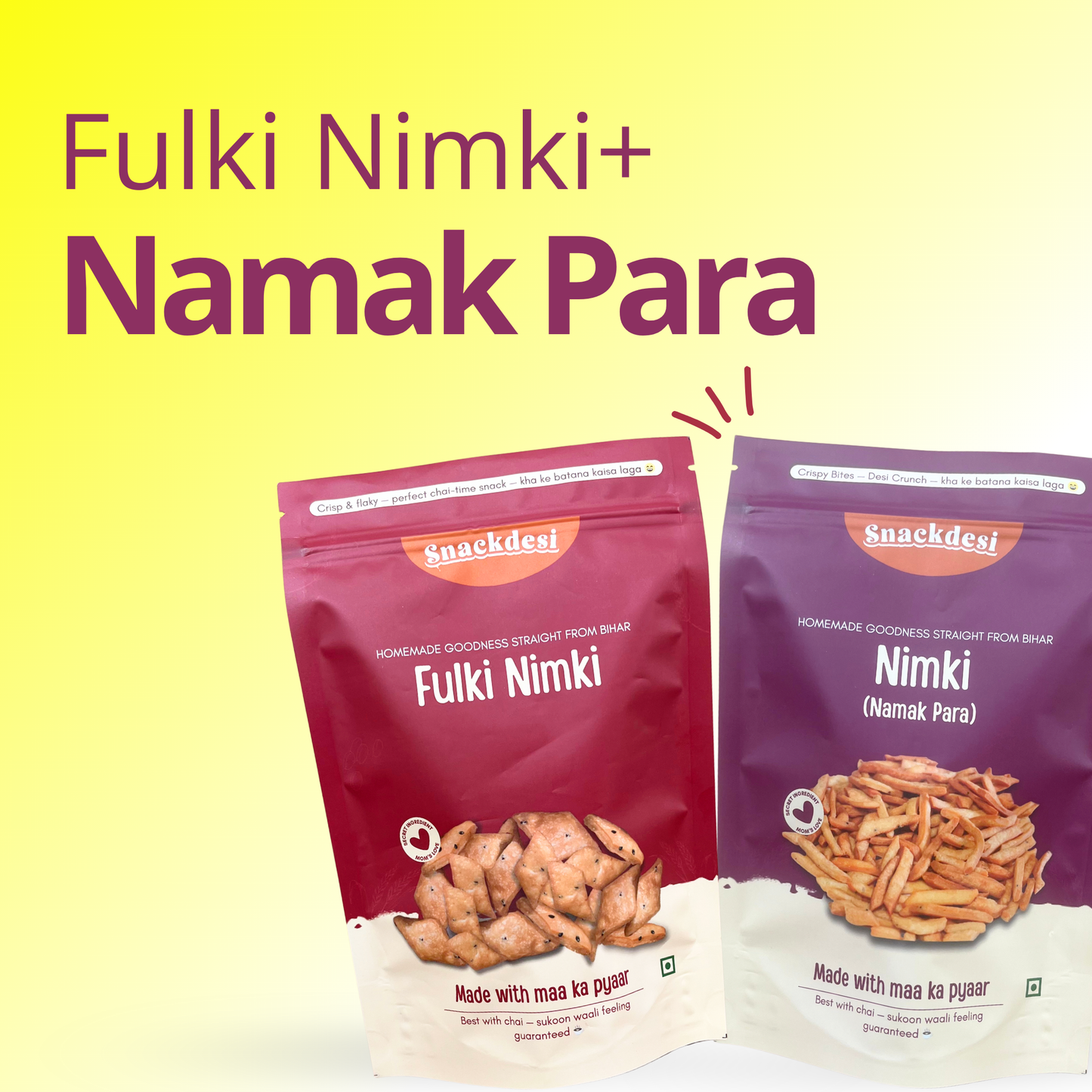Fulki Nimki & Namak Para Combo – 200g Each