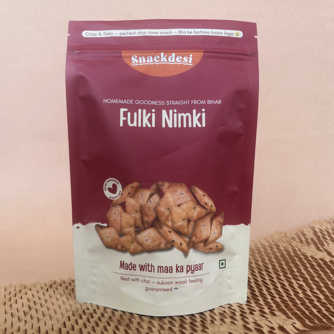 Snackdesi Fulki Nimki – Maida-Based, Crispy Bihari Snack Bites