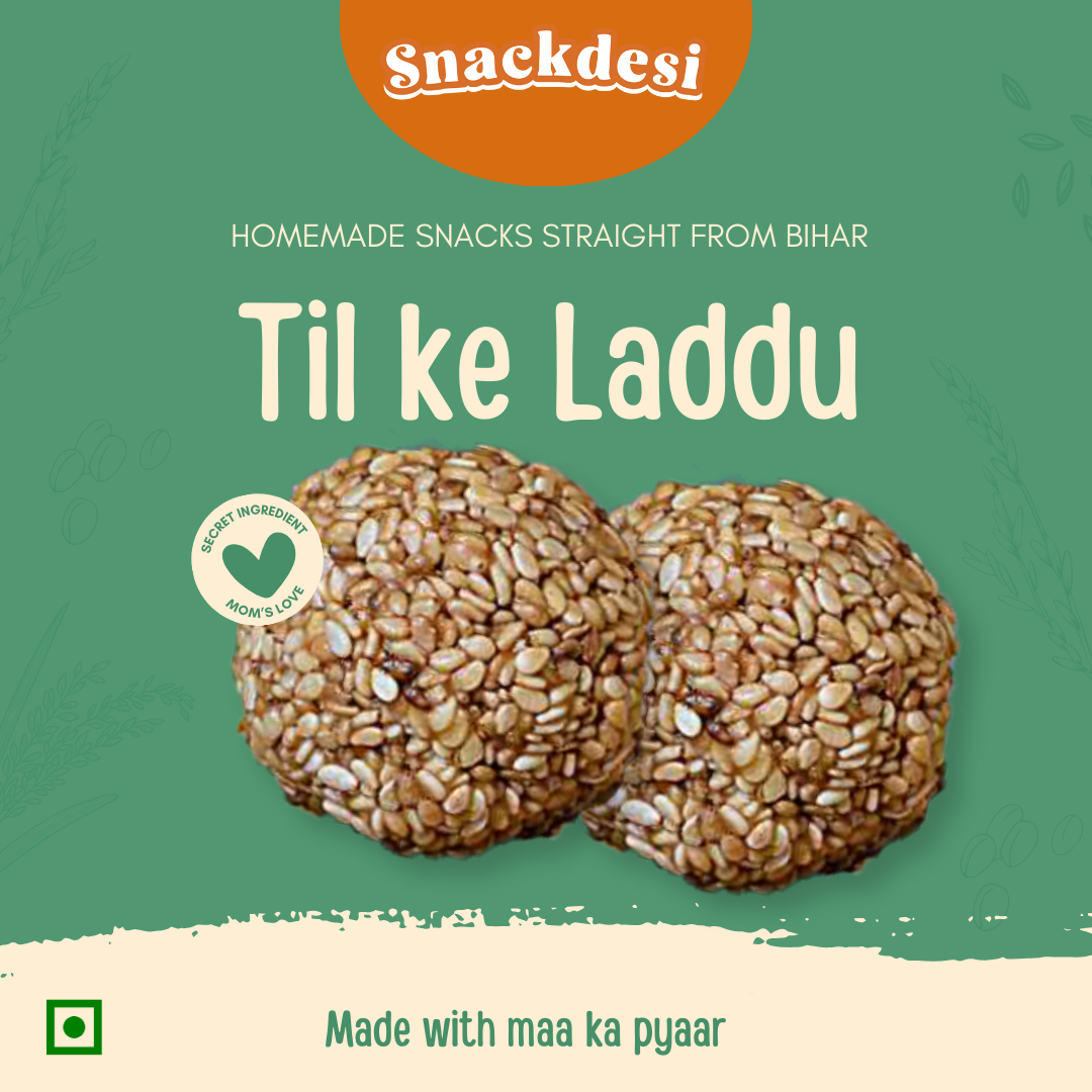 Snackdesi Til Ke Laddu – Til & Jaggery (Healthy Snack)