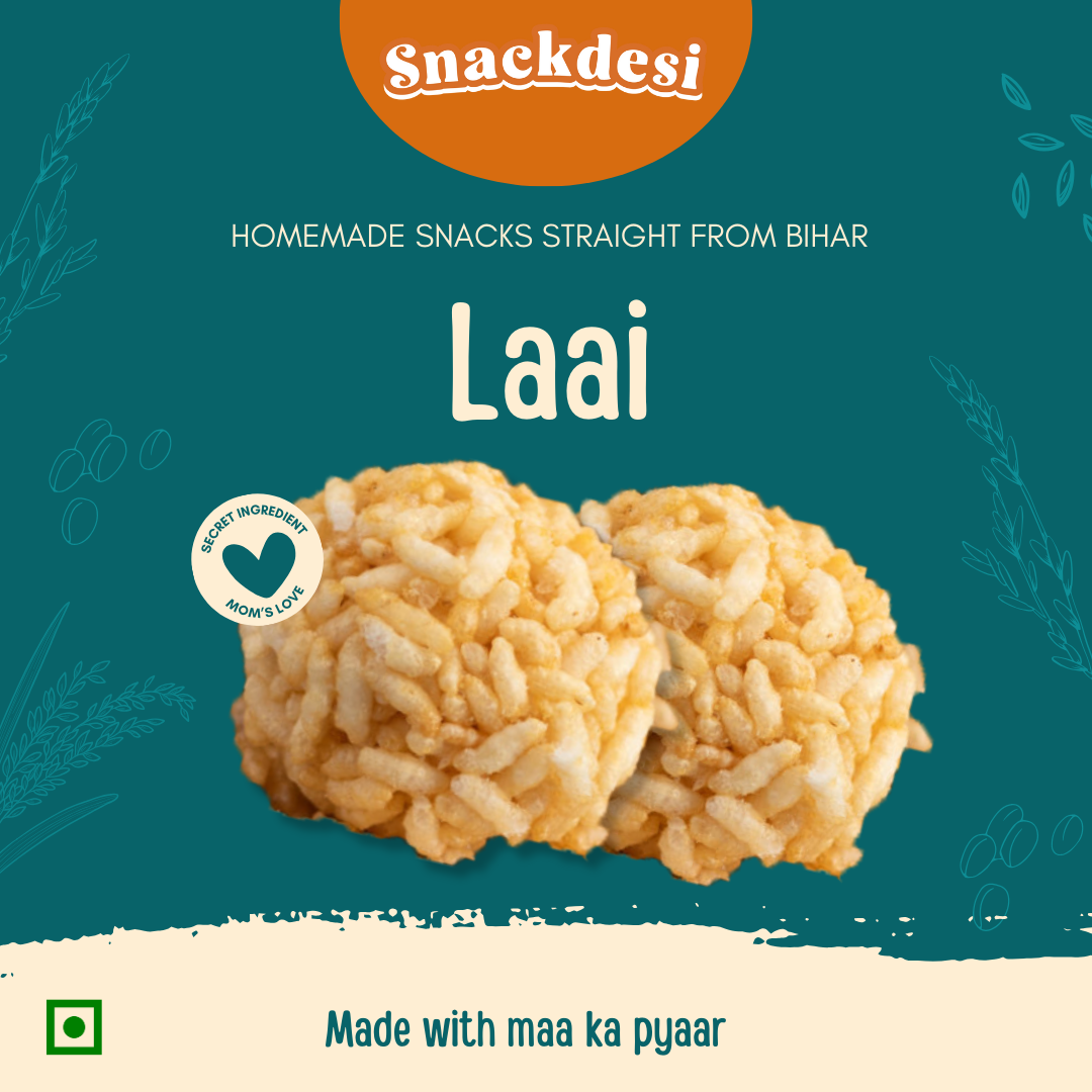 Snackdesi Laai – Puffed Rice & Jaggery Bites (Healthy Snack)