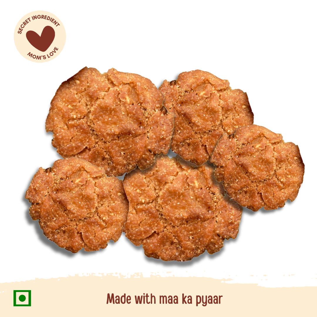 Snackdesi Desi Ghee Thekua – Wheat-Based, Sweetened with Jaggery