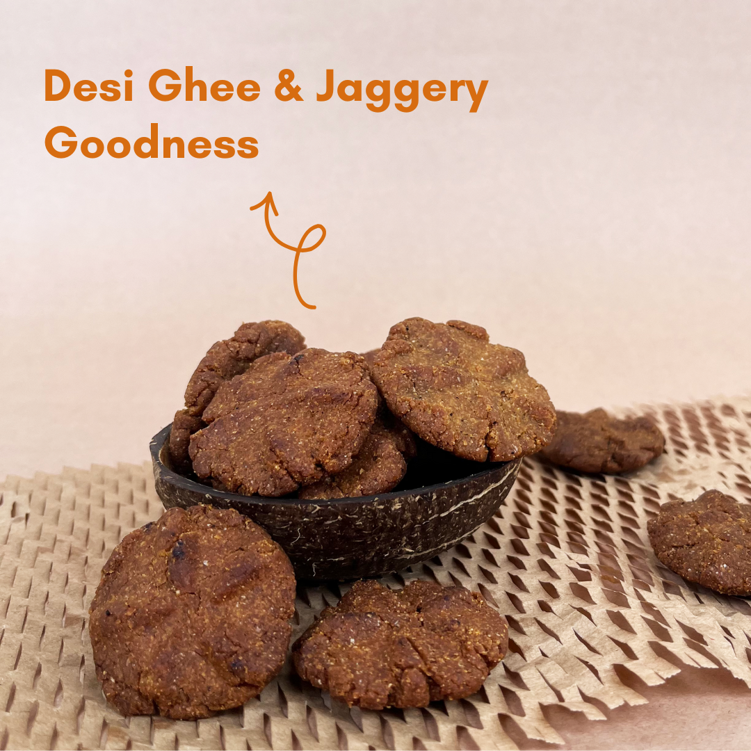 Snackdesi Desi Ghee Thekua – Wheat-Based, Sweetened with Jaggery