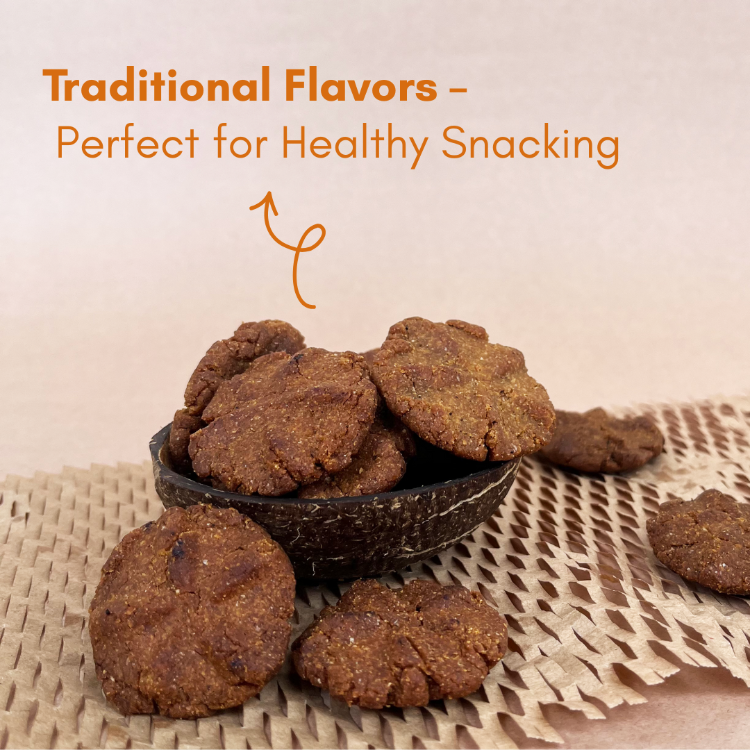 Snackdesi Jaggery Thekua – Wheat-Based, Sweetened with Jaggery
