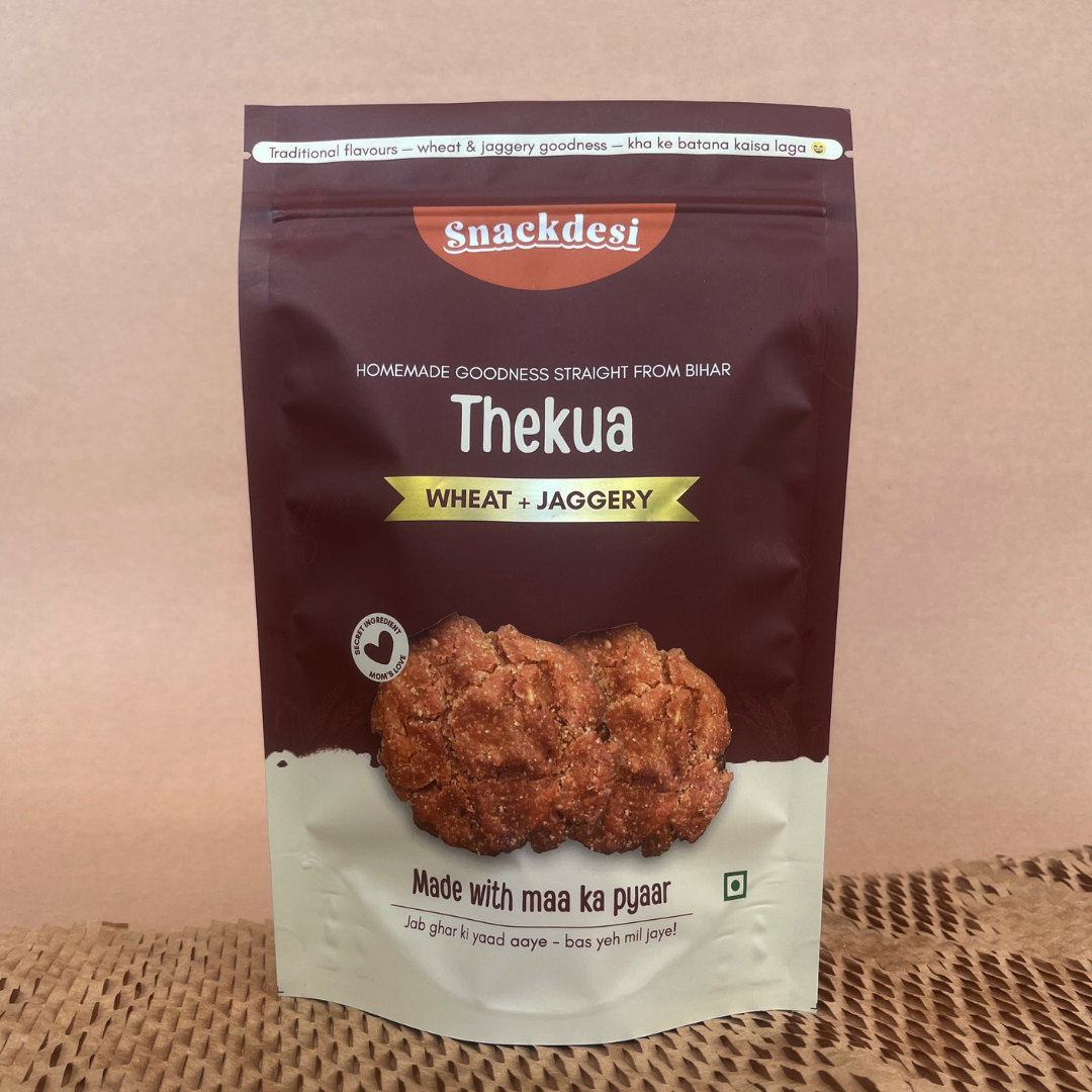 Snackdesi Jaggery Thekua – Wheat-Based, Sweetened with Jaggery