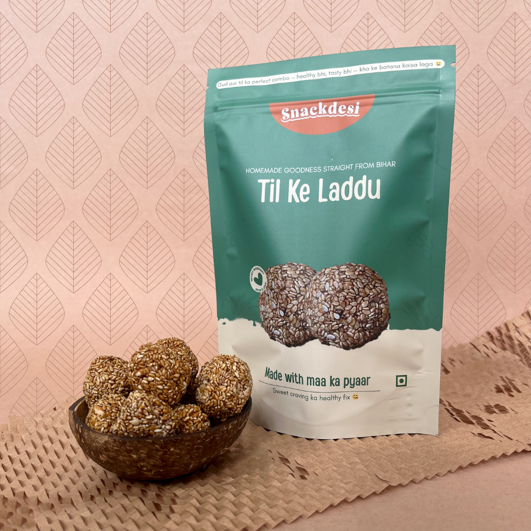 Snackdesi Til Ke Laddu – Til & Jaggery (Healthy Snack)