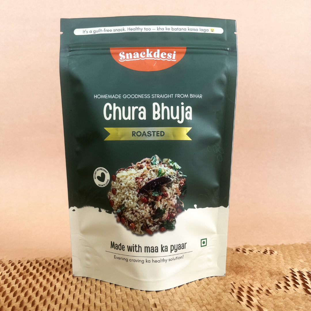 Snackdesi Roasted Chura Bhuja – Overloaded with Peanuts (Healthy Snack)