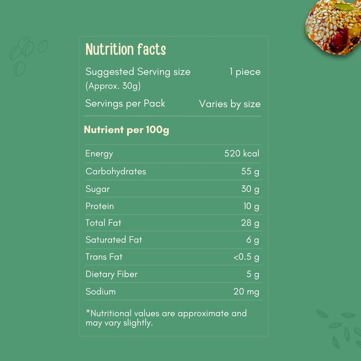 Til Laddu - Overloaded with Dry Fruits, Authentic Homemade Taste