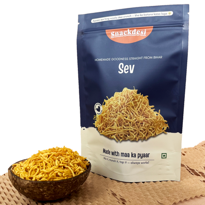 Sev - Bihari Jharua, Ajwain & Hing Wala Desi Crunch, Authentic Homemade Taste