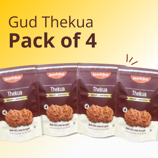 Gud Thekua - Pack of 4 (200g Each)