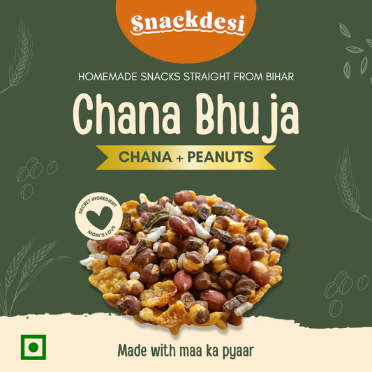 Roasted Chana Bhuja - Loaded with Chana & Peanuts, Authentic Homemade Taste