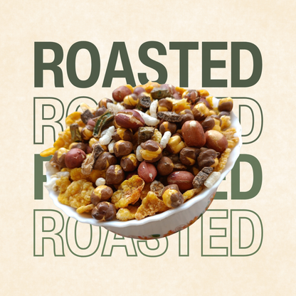 Roasted Bhuja - Loaded with Chana & Peanuts, Authentic Homemade Taste