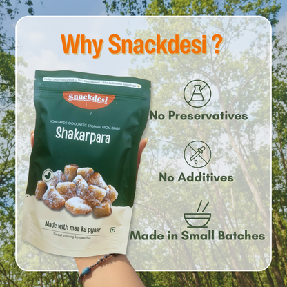 Shakarpara – Sweet & Crunchy Khurma, Crispy & Delicious, Authentic Homemade Taste