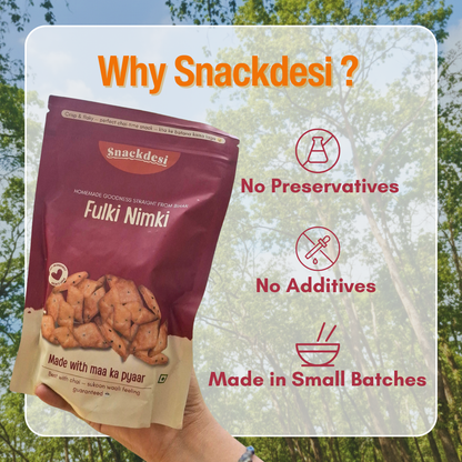 Fulki Nimki, Light & Crispy, Authentic Homemade Taste
