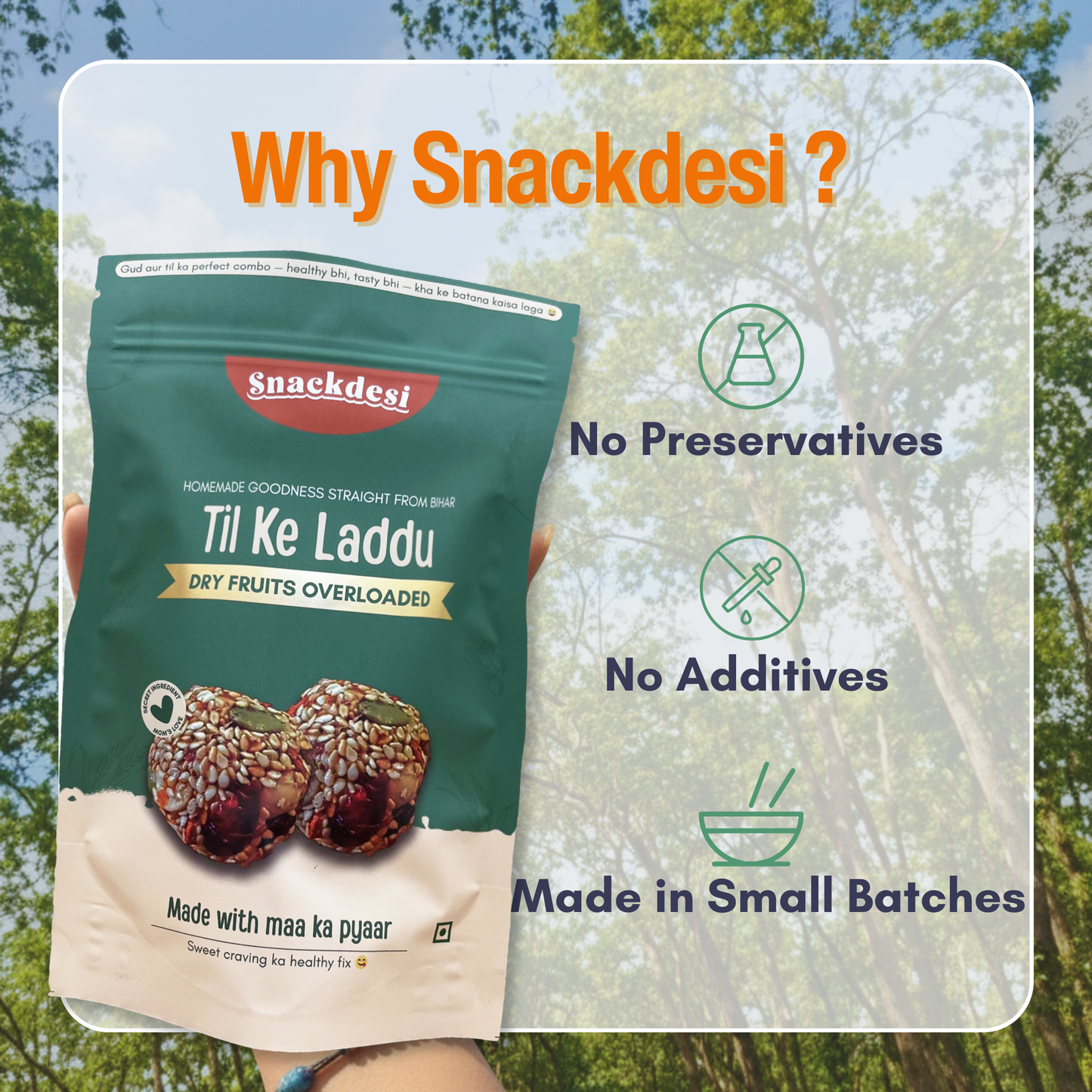 Til Laddu - Overloaded with Dry Fruits, Authentic Homemade Taste