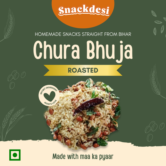 Roasted Chura Bhuja – Overloaded with Peanuts (Healthy Snack)