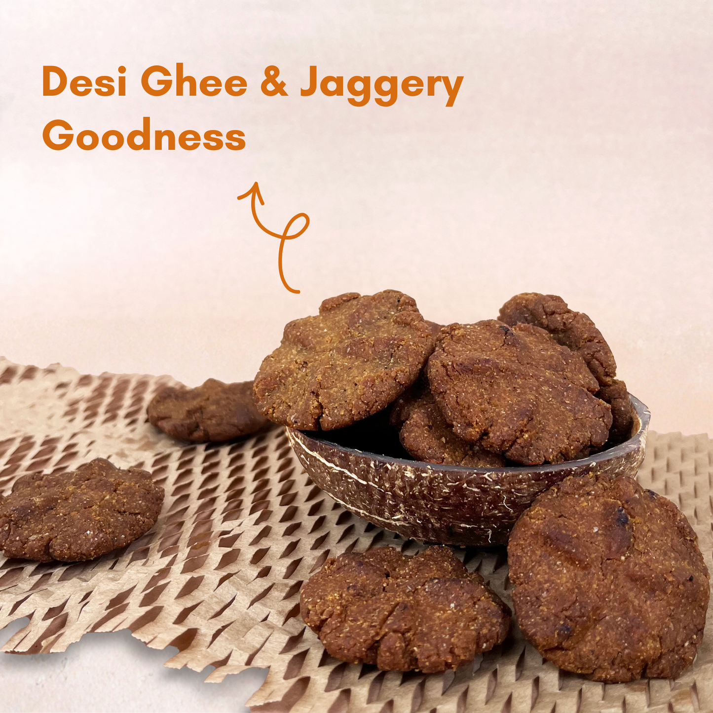 Desi Ghee Thekua – Wheat-Based, Sweetened with Jaggery