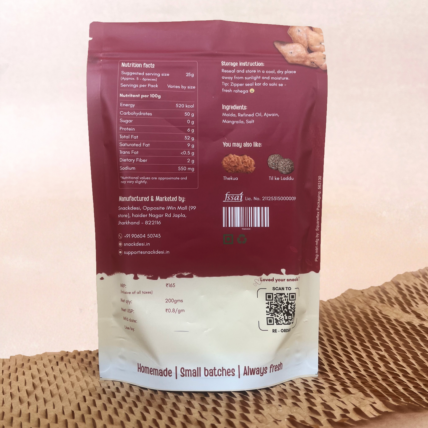 Fulki Nimki – Maida-Based, Crispy Bihari Snack Bites