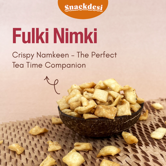 Snackdesi Fulki Nimki – Maida-Based, Crispy Bihari Snack Bites