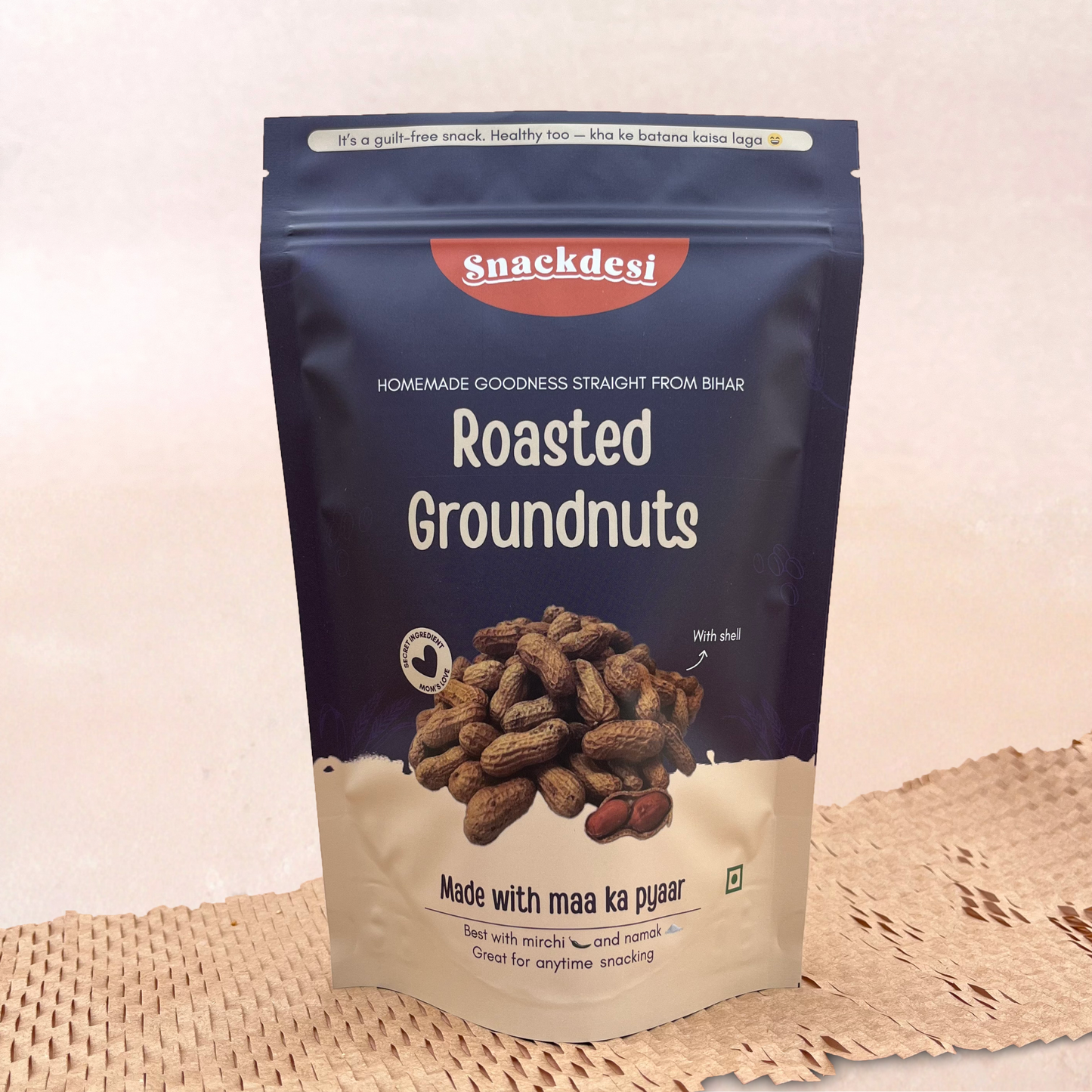 Roasted Groundnut – Roasted with Shell (Healthy Snack)
