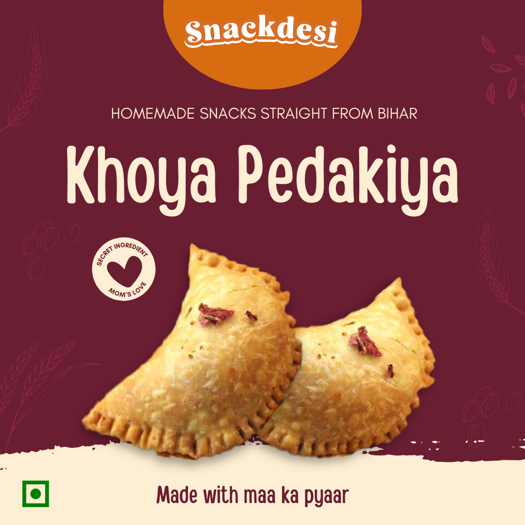 Snackdesi Khoya Pedakiya – Khoya Rich Gujiya