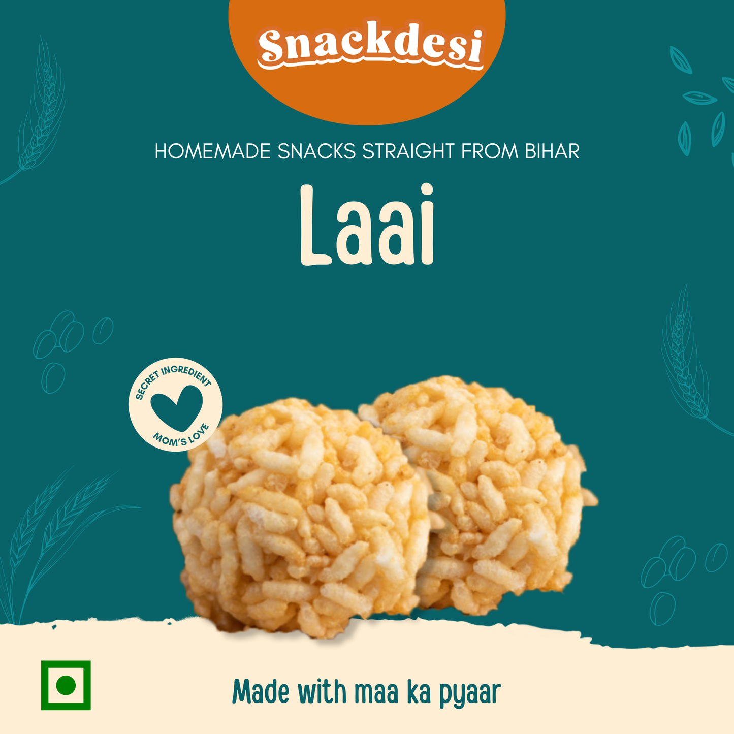 Laai – Puffed Rice & Jaggery Bites (Healthy Snack)