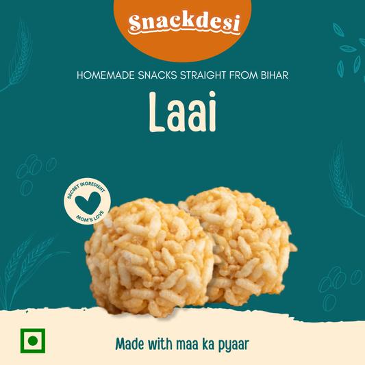 Laai – Puffed Rice & Jaggery Bites (Healthy Snack)