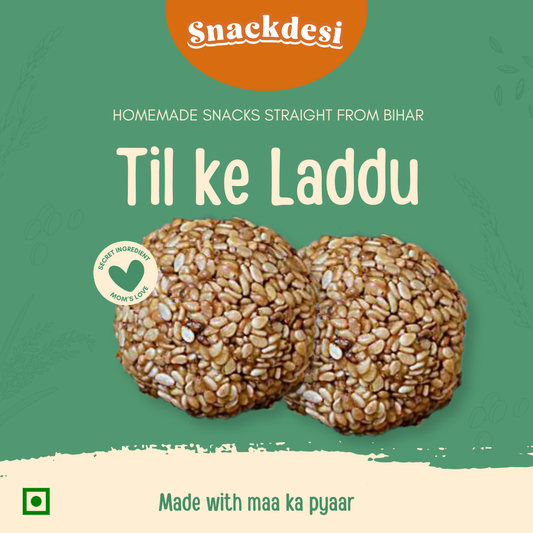 Snackdesi Til Ke Laddu – Til & Jaggery (Healthy Snack)