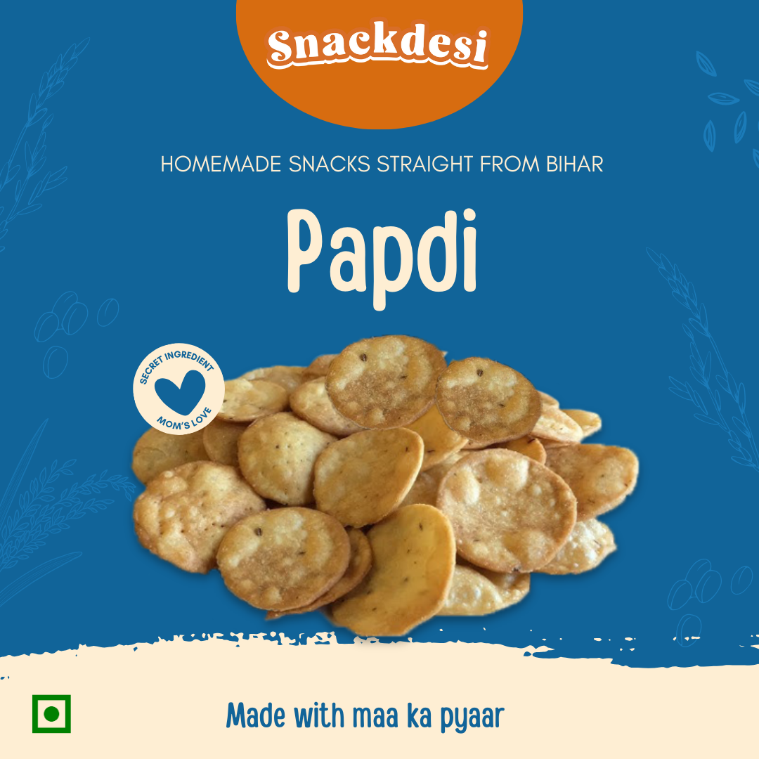 Snackdesi Papdi – Bihari Namkeen Snack