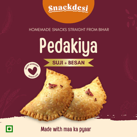 Snackdesi Pedakiya Filled with Suji Besan