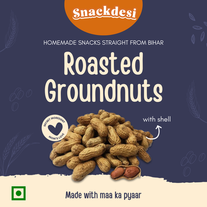 Roasted Groundnuts, Mungfali with Shell, Perfect for Anytime Munching
