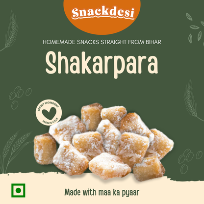 Shakarpara – Sweet & Crunchy Khurma, Crispy & Delicious, Authentic Homemade Taste