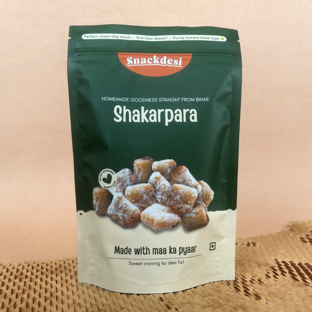 Snackdesi Shakarpara Sweet Crunchy Khurma