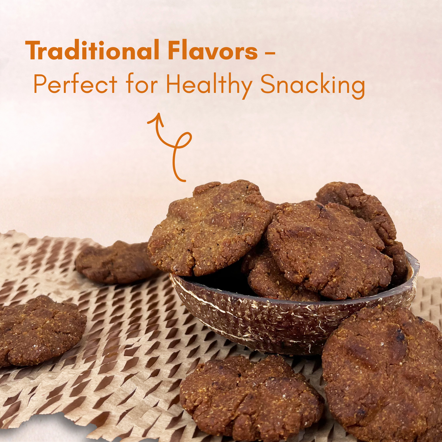 Jaggery Thekua – Wheat-Based, Sweetened with Jaggery