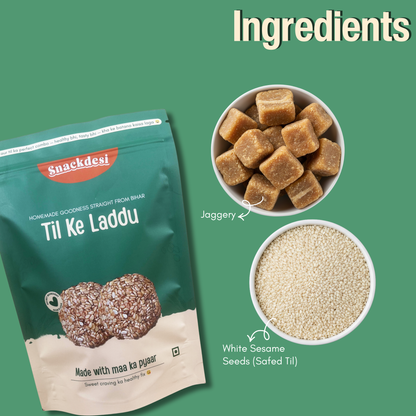 Til Laddu - Soft & Crunchy, Authentic Homemade Taste