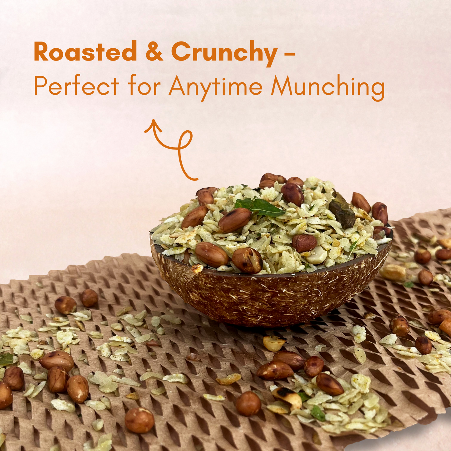 Roasted Chura Bhuja – Overloaded with Peanuts (Healthy Snack)